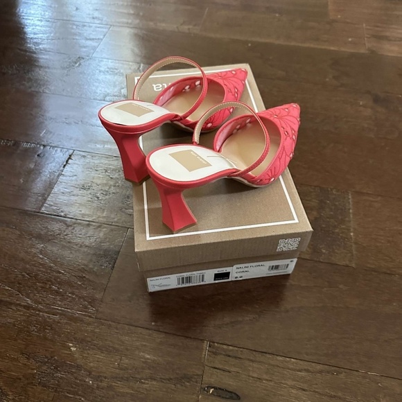 DOLCE VITA- Nalini Floral heels. 7.5, women’s. Coral, gorgeous! Brand new - Picture 6 of 14